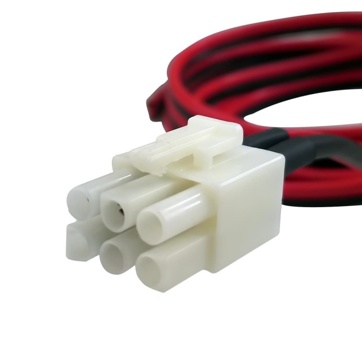 AV-IW2000 - CABLE ALIMENTACIÓN DE 3 M. (5 MM), 6 PIN, CON DOBLE FUSIBLE DE 30 A.