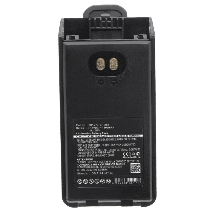 BATERÍA BP-279LI 7,4V 1500 MAH PARA ICOM