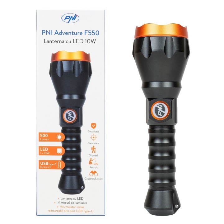PNI ADVENTURE F550 LINTERNA LED 10W