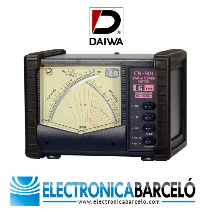 CN-901G Medidor R.O.E. y watímetro. 900-1300 MHz.. Max. Pot: 20 W