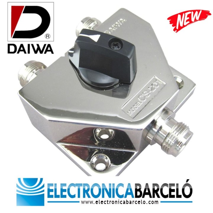 DAIWA CS201GII CONMUTADOR ANTENA 2 VÍAS (N)
