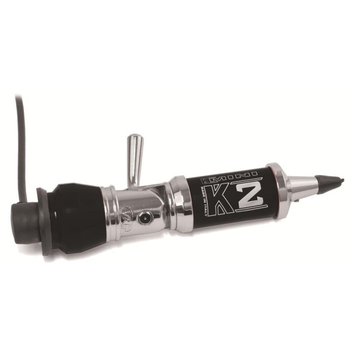 MINI K2 NEGRA - Antena móvil CB abatible, bobina, 168 cm. Color negro.