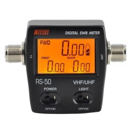 NISSEI RS-50MAX Medidor digital ROE/Potencia VHF-UHF 120 W