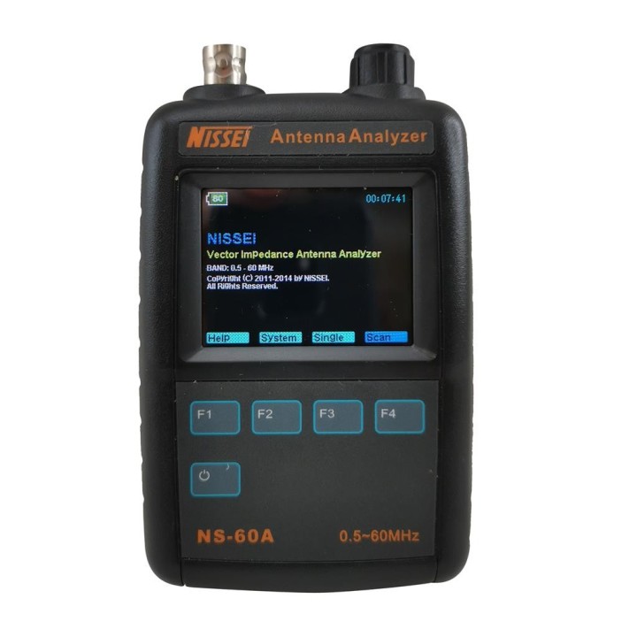 NISSEI NS-60A  Analizador de antenas digital 0.5 ~ 60 MHz.