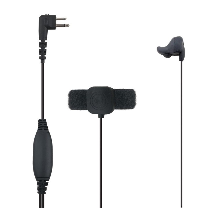EARBONE-M - SARI, MICRO-AURICULAR VIBRACIÓN OÍDO INTERNO + PTT TIPO ANILLO, PARA EQUIPOS MOTOROLA.