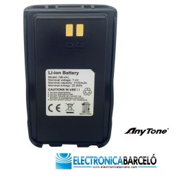 QB-44L - Batería para Anytone AT-D868UV / AT-D878UV 7.4 V., 2100 mAh, Li-Ion.