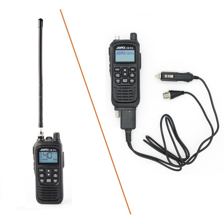 JOPIX CB-514 WALKIE-TALKIE DE CB + KIT PARA AUTOMOVIL