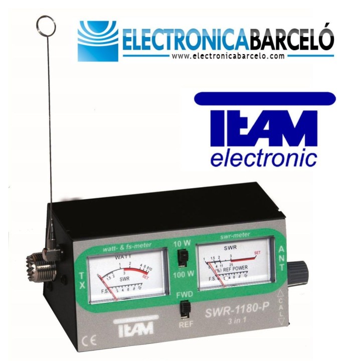 SWR-1180-P - Medidor SWR y watímetro. 1.7-30 MHz.