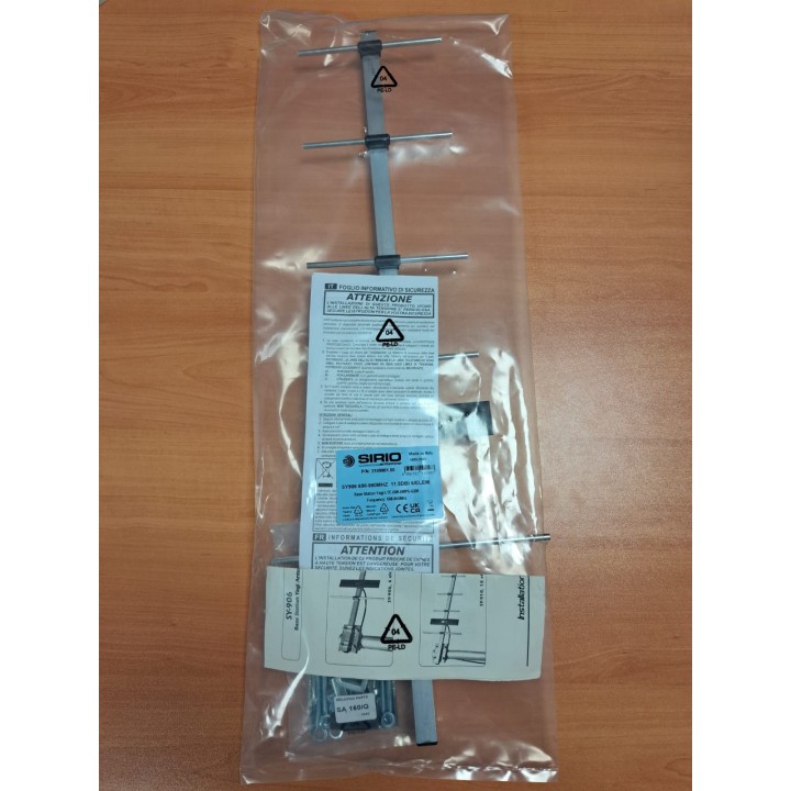 SIRIO SY 906 ANTENA UHF DIRECTIVA 900MHz (6 Elem) GSM