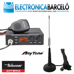 Transceptor móvil CB AnyTone METIS AM/FM