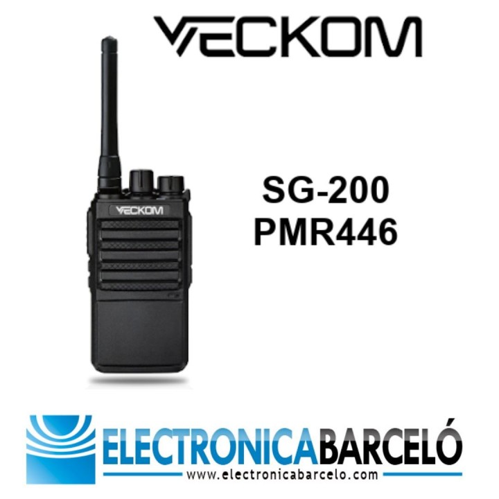 Walkie VECKOM SG-200 PMR446 de uso libre
