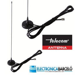 EX-35-V-BNC Antena para Walkie VHF con base magnética. 1/4 de onda.