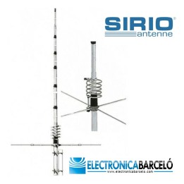 ANTENA SIRIO NEW TORNADO 27 ANTENA BASE CB 5/8 (4 Radiales)