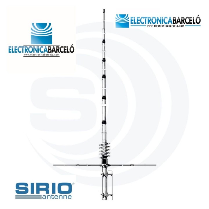 ANTENA SIRIO NEW TORNADO 27 ANTENA BASE CB 5/8 (4 Radiales)