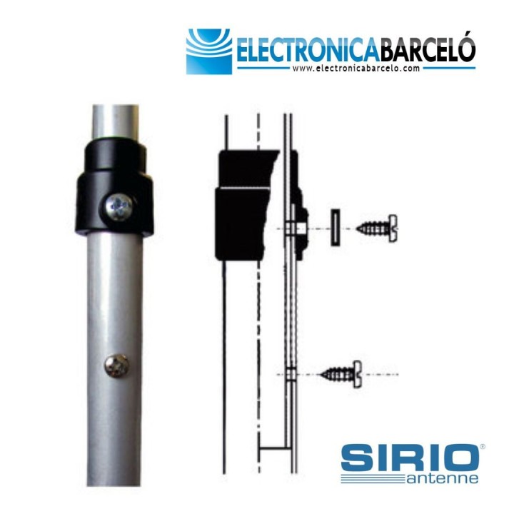 ANTENA SIRIO NEW TORNADO 27 ANTENA BASE CB 5/8 (4 Radiales)