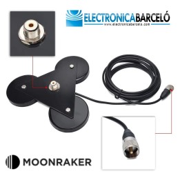 Triple Base magnética MOONRAKER TRIMAG-SB BASE