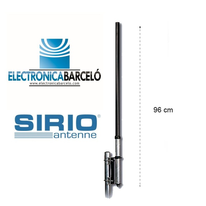 SIRIO THUNDER 27 ANTENA BASE CB 1/4 27...29MHz. 96cm.