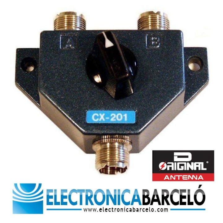 CX-201 Conmutador de antena 2 posiciones. CONECTOR PL.