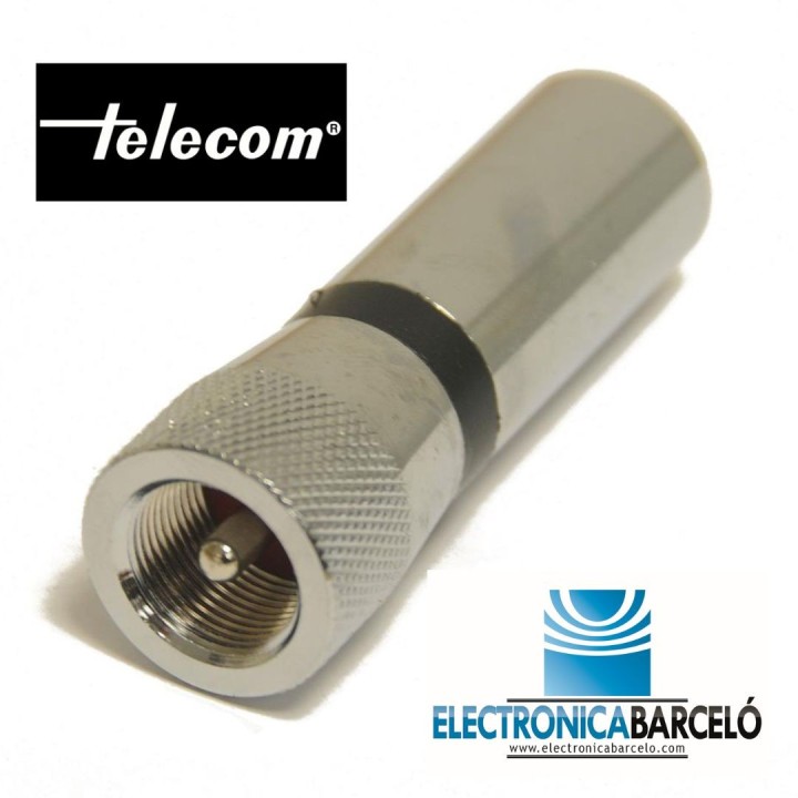 AD-USA 3/8 Adaptador rosca 3/8 hembra UNF a PL macho.