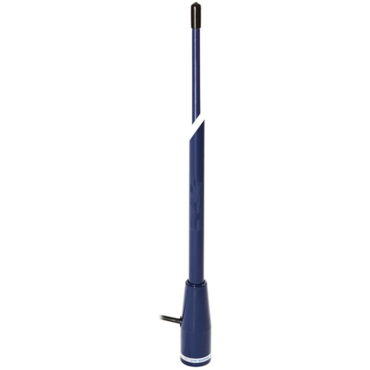 DX-KN-7BLUE - ANTENA NAÚTICA CB PARA CUBIERTA CON RÓTULA O ESCUADRA.