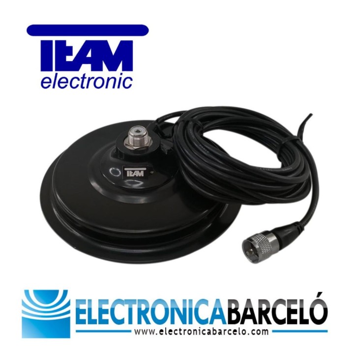 MAG-170 PL - Base magnética diámetro 17 cm., conector PL.