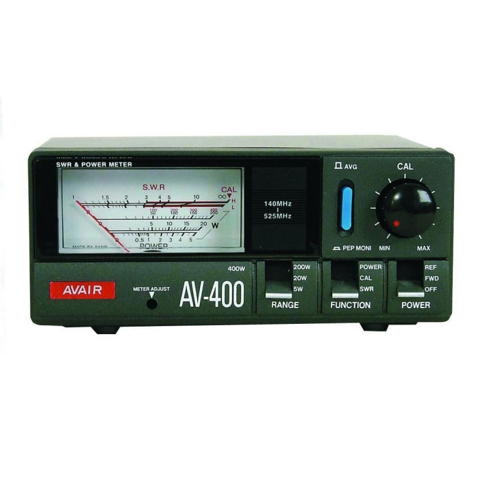 AVAIR AV-400 MEDIDOR DE ROE Y POTENCIA 140-525 MHz