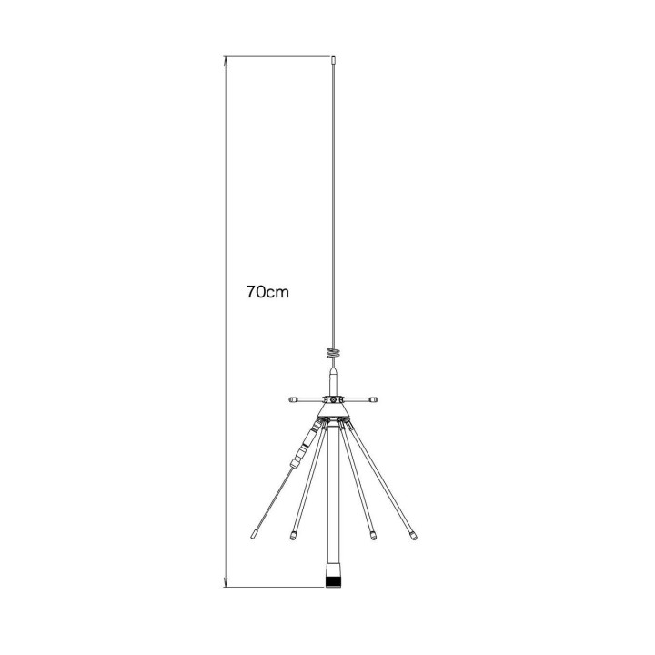 DIAMOND D220S ANTENA MÓVIL DISCONO