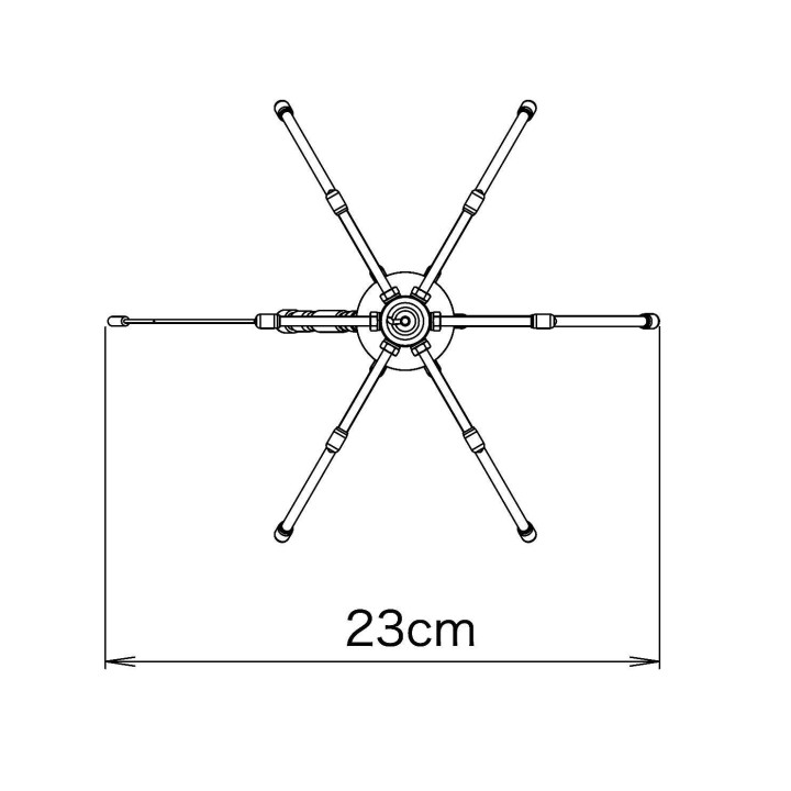 DIAMOND D220S ANTENA MÓVIL DISCONO
