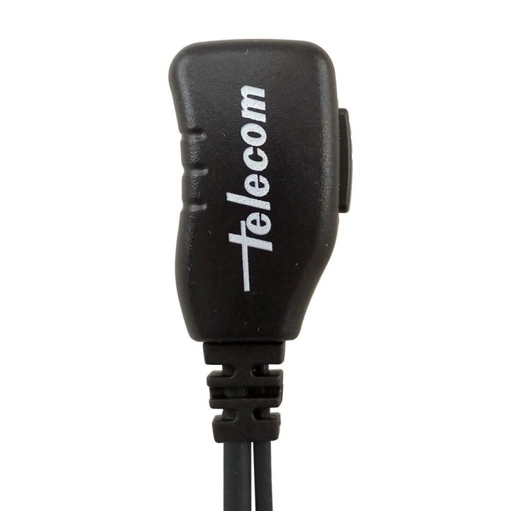 Micro-auricular con PTT de solapa para KENWOOD, TEAM y HYT.