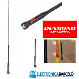 Antena móvil doble banda DIAMOND SRJ775 SMA Hembra.