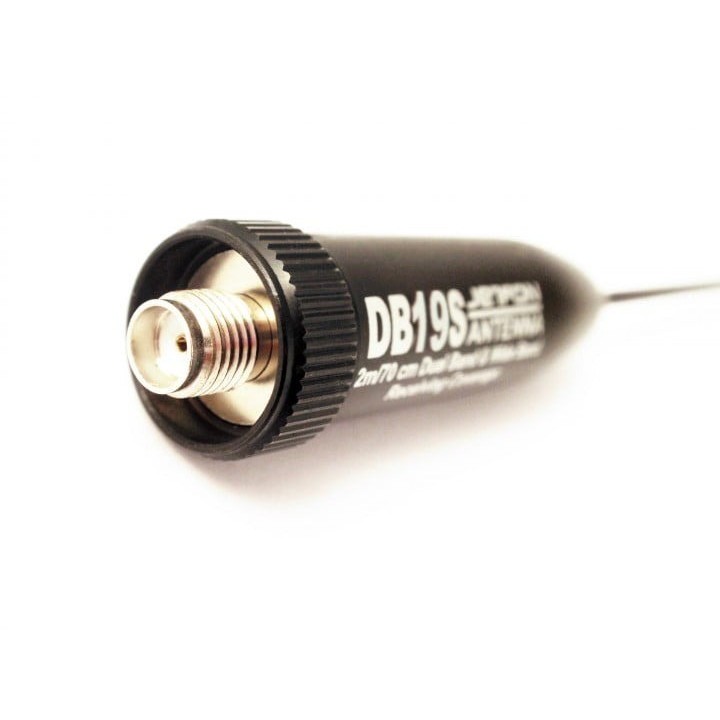ANTENA DOBLE BANDA CONECTOR SMA HEMBRA, 10W. 22 CM.. JETFON DB-19S