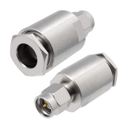 Conector SMA macho de teflón para H-155. Soldar.