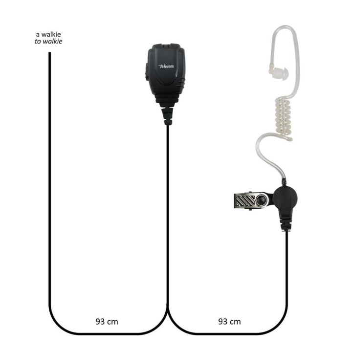 Micro-auricular acústico tipo tubular para MOTOROLA.