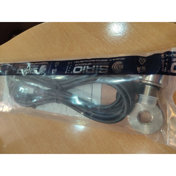 SIRIO BASE SO239 + 4m RG58 PARA ANTENAS TIPO PL "ECO"