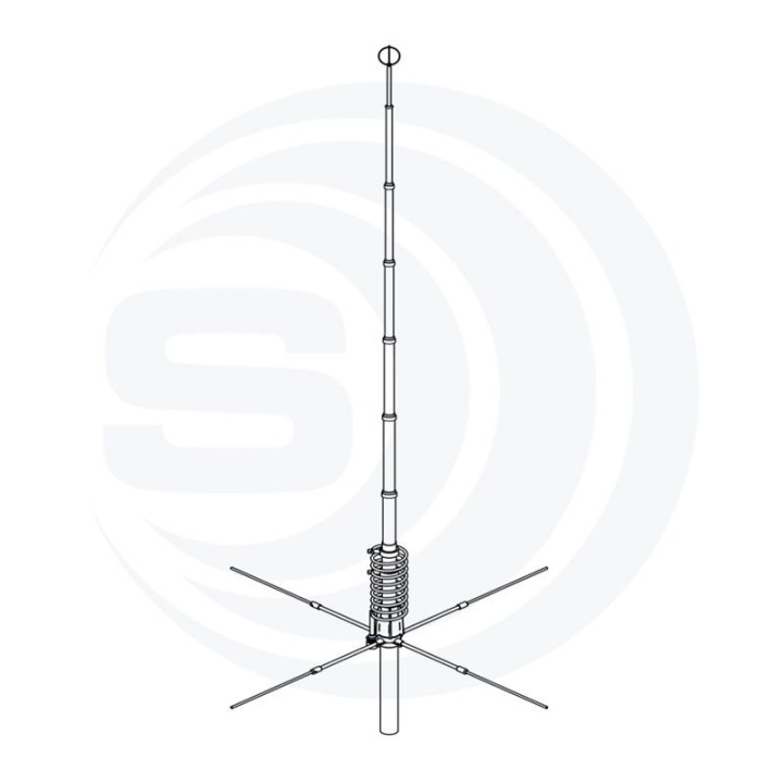 SIRIO MONSOON antena base para 10 y 11 metros