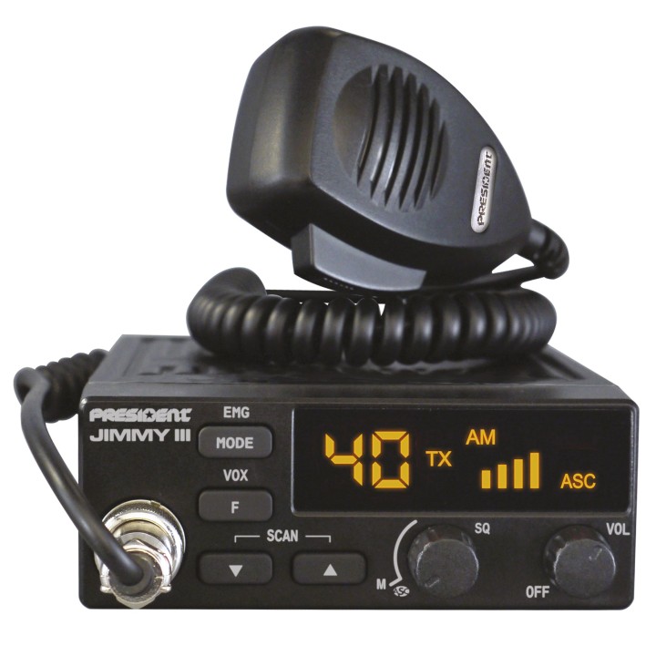 Emisora de CB 27 Mhz PRESIDENT JIMMY III AM/FM 12V