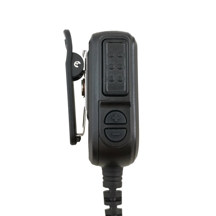 Micro-altavoz IP67, amplificado y con control de volumen para MOTOROLA SL-4000 / SL-4010, TLK-100 / TLK-110 Wave, etc.