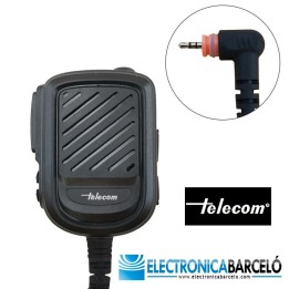 Micro-altavoz IP67, amplificado y con control de volumen para MOTOROLA SL-4000 / SL-4010, TLK-100 / TLK-110 Wave, etc.