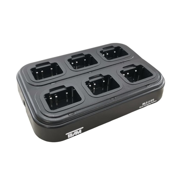 Cargador múltiple 6 slots para TEAM TeCom IP3 / IPZ5 / IPX5 / IPDA32