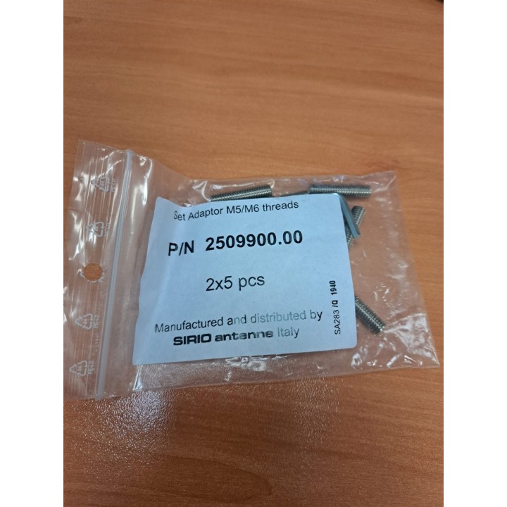 SIRIO SA283/Q ADAPTADORES METRICO 5 y METRICO 6 (5+5 unid)