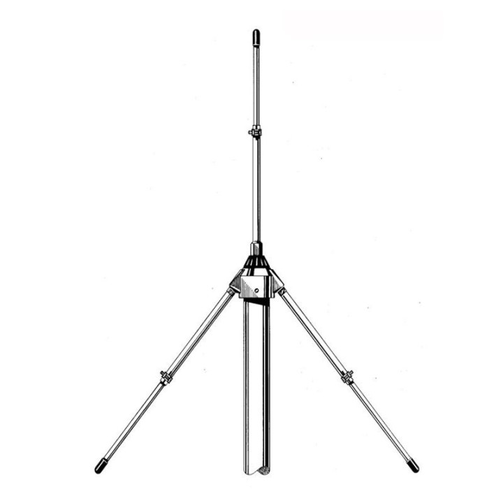 SIRIO GPA 66-108 Antena de 1/4 para VHF DE 66 A 108 MHZ 