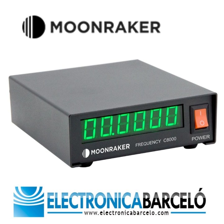 MOONRAKER C8000 FRECUENCÍMETRO 0,3 A 50 MHZ