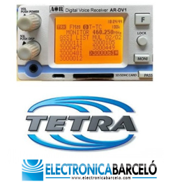 AOR AR-DV1 RECEPTOR DIGITAL BANDA ANCHA + CLAVE ACTIVACION TETRA GSSI