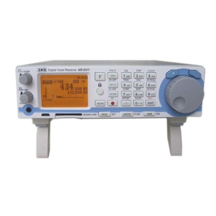 AOR AR-DV1 RECEPTOR DIGITAL BANDA ANCHA + CLAVE ACTIVACION TETRA GSSI