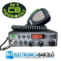 EMISORA DE CB-27 PRESIDENT TAYLOR IV DM ASC 12 / 24 V NUEVA VERSION CON DIGIMIKE