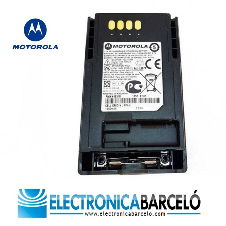 PMNN4351B  Bateria Motorola  Li-Ion 1940 mAh MTP850S y MTP830S 