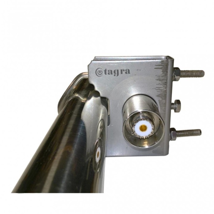 CVX-165 - ANTENA DE BASE VHF, VERTICAL, COLINEAL, FIBRA DE VIDRIO, PARA 160 - 176 MHZ.