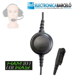 Cable con PTT Conector MOTOROLA DP2000 para Cascos HS-10NC
