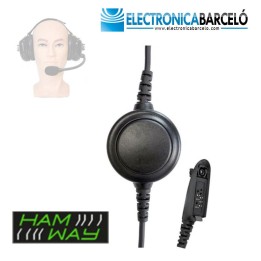 Cable con PTT Conector MOTOROLA GP-320 para Cascos HS-10NC