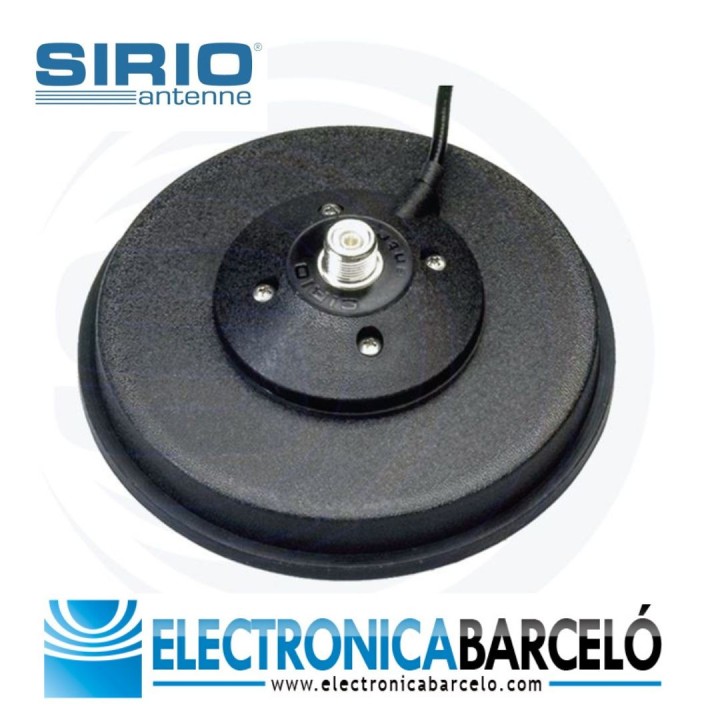 SIRIO MAG145PL BASE MAGNETICA PL Ø 16 cm 0-500MHz